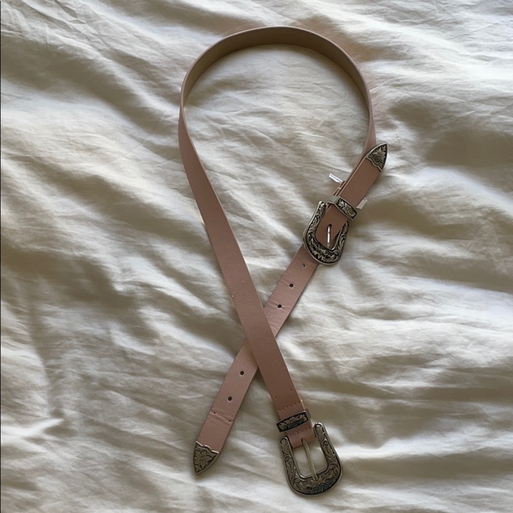 Pink belt large 1”Wx 45”length